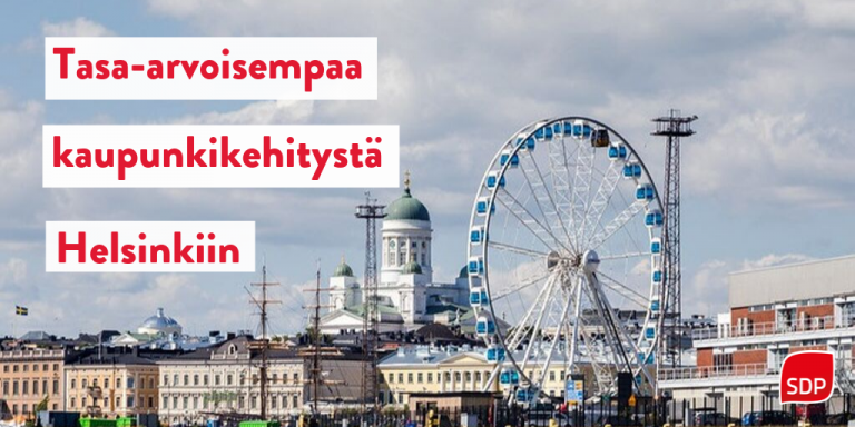 SDP:n Heinäluoma: Helsingin suunnattava alueiden eriytymiskehityksen torjuntaan enemmän rahaa