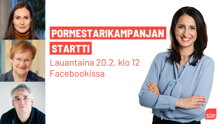 Nasima Razmyarin pormestarikampanjan startti 20.2.