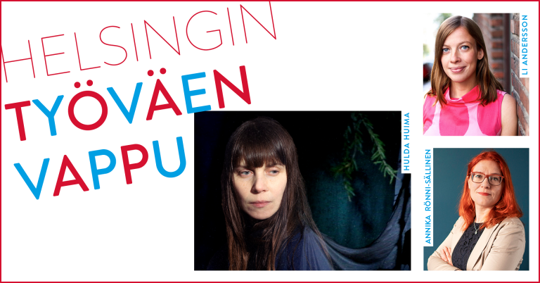Työväen vappua juhlitaan Helsingissä 1.5.